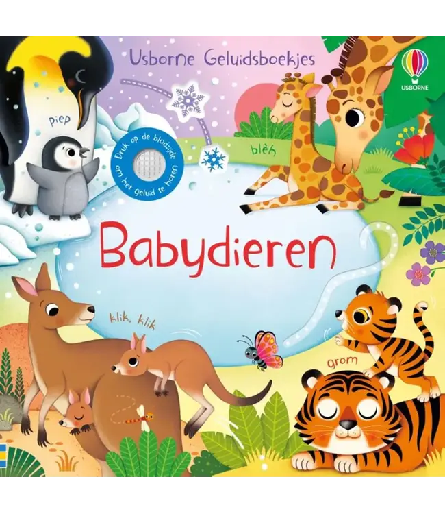 Usborne | Geluidenboek | Babydieren | 1+