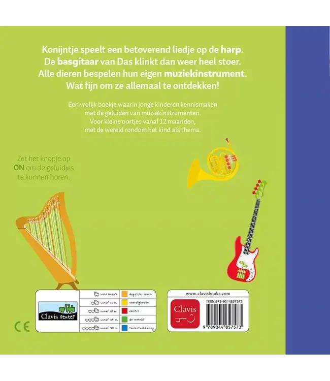 Clavis | Geluidenboekje | Nog meer Muziek | Instrumenten van Dichtbij | 2+