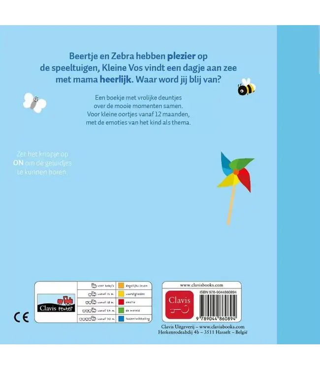 Clavis | Geluidenboekje | Vrolijke deuntjes | 1+