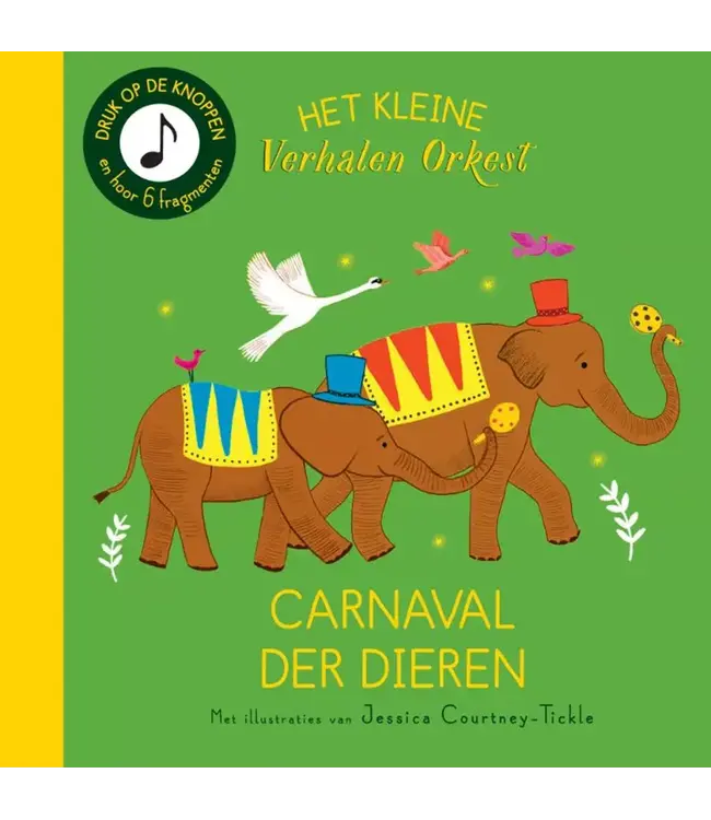 Christofoor | Geluidenboek met Muziek | Het Kleine Verhalenorkest | Carnaval der dieren | 0+
