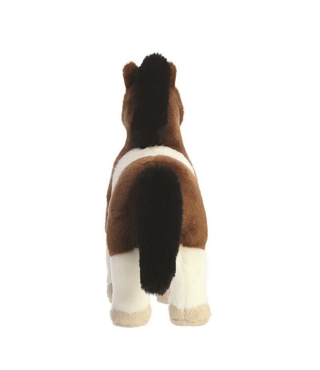 Aurora | Eco Nation | Paard | bruin/wit | 28 cm | 0+