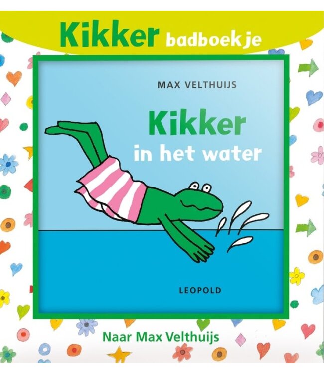 Kikker | Kikker in het water | badboekje | 0+