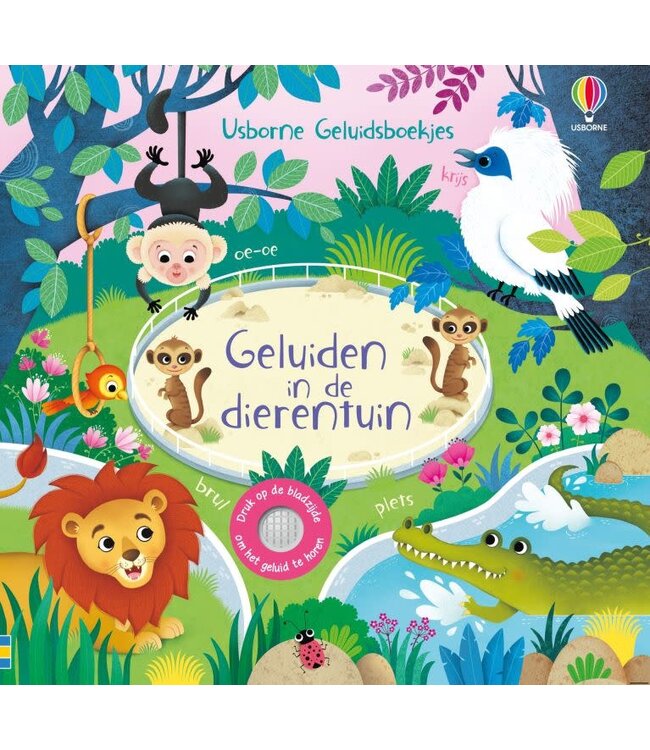 Usborne | Geluidenboek | Geluiden in de dierentuin | 1+