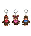 Monchhichi Monchhichi | 10 cm | Sleutelhanger | Rood, Roze of Blauw | Assorti per stuk | 2+