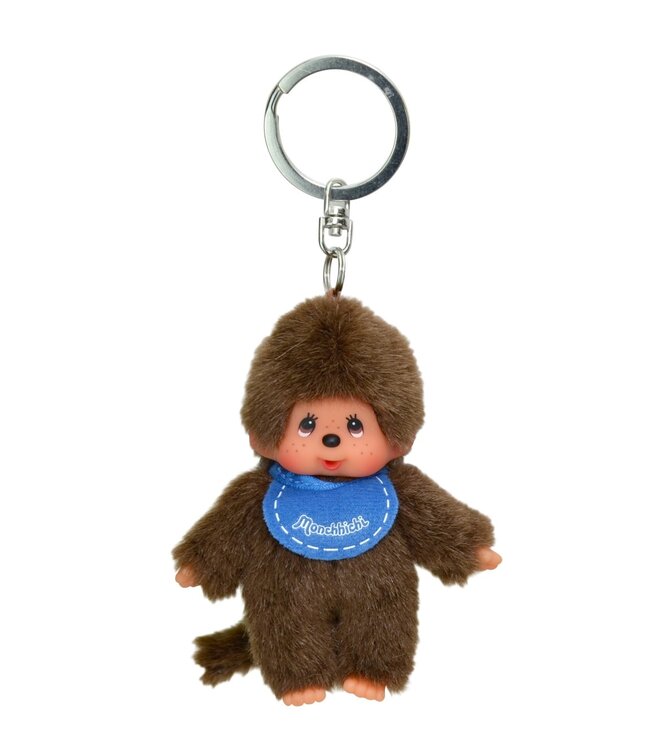 Monchhichi | 10 cm | Sleutelhanger | Rood, Roze of Blauw | Assorti per stuk | 2+