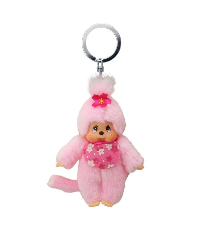 Monchhichi | 10 cm | Sleutelhanger | Cherry Blossom | 2+