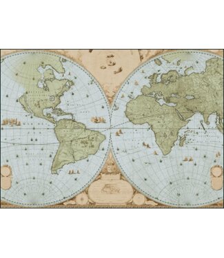 Bekking & Blitz Bekking & Blitz | Joan Blaeu | Wandkaart van de wereld