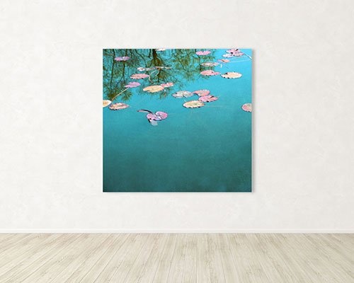 Akustikbild inkl. Motiv "Seerosen"-