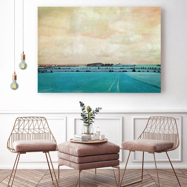 Akustikbild "Blue Landscape" - limitierte Kunst-Edition