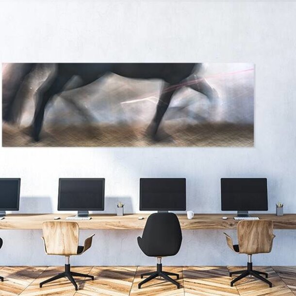 Akustikbild mit Motiv "Run 21" - Panorama-Format
