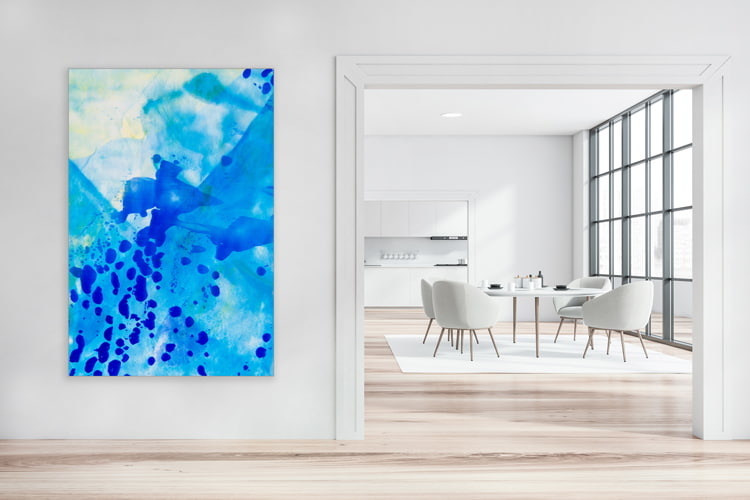 Kunst auf Leinwand "Zephyr" - ohne Akustikdämmung-