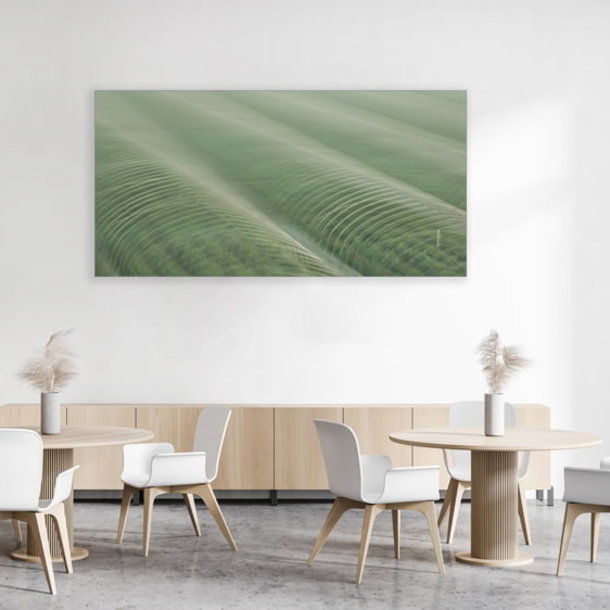 Leinwandprint "Grün hinter Gittern"