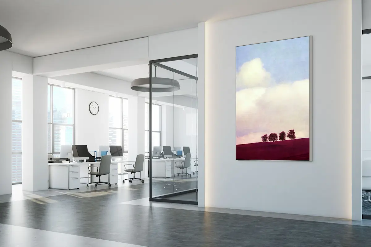 Schallabsorber Wand 