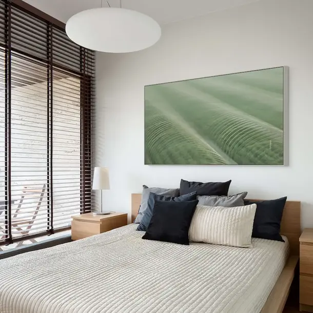 Akustikbild mit Motiv "Grün hinter Gittern"