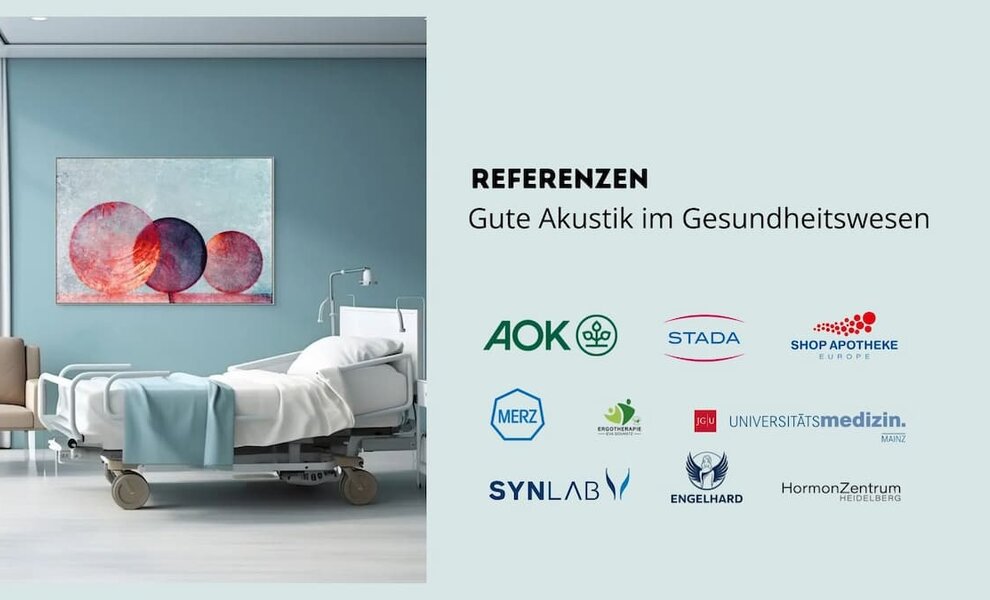 Akustik und Bilder für Praxen und im Gesundheitswesen