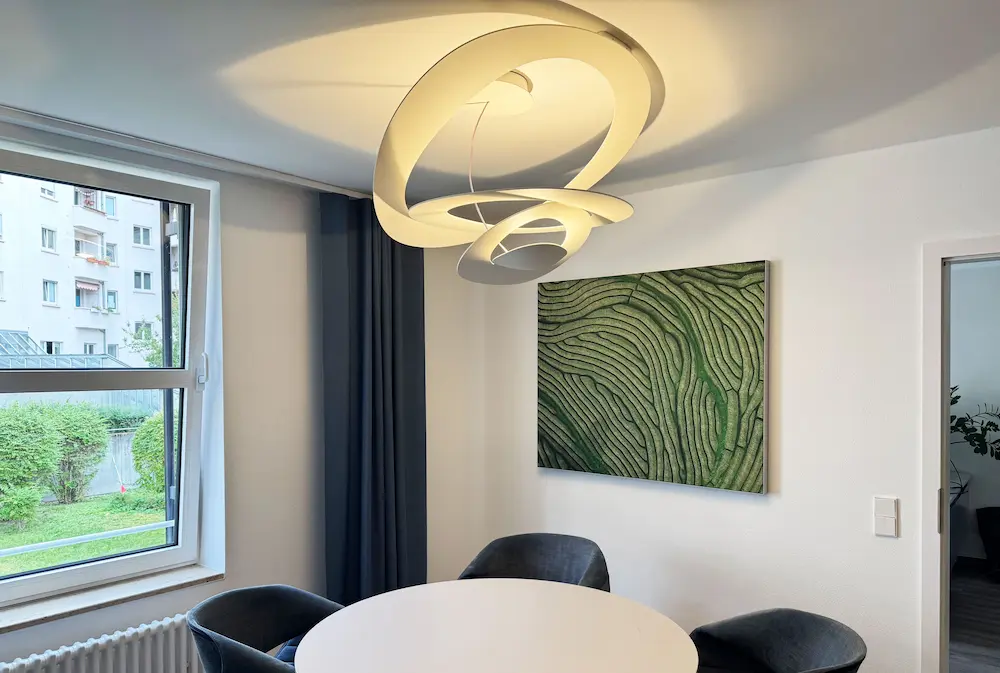 Schallschutz Wand im Büro