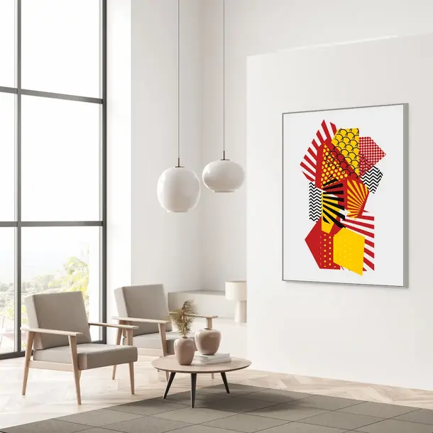 Akustikbild Design "Art of Structure" - Farben anpassbar