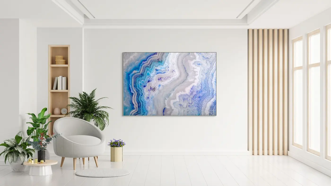 Akustikbild "Blauer Achat"-