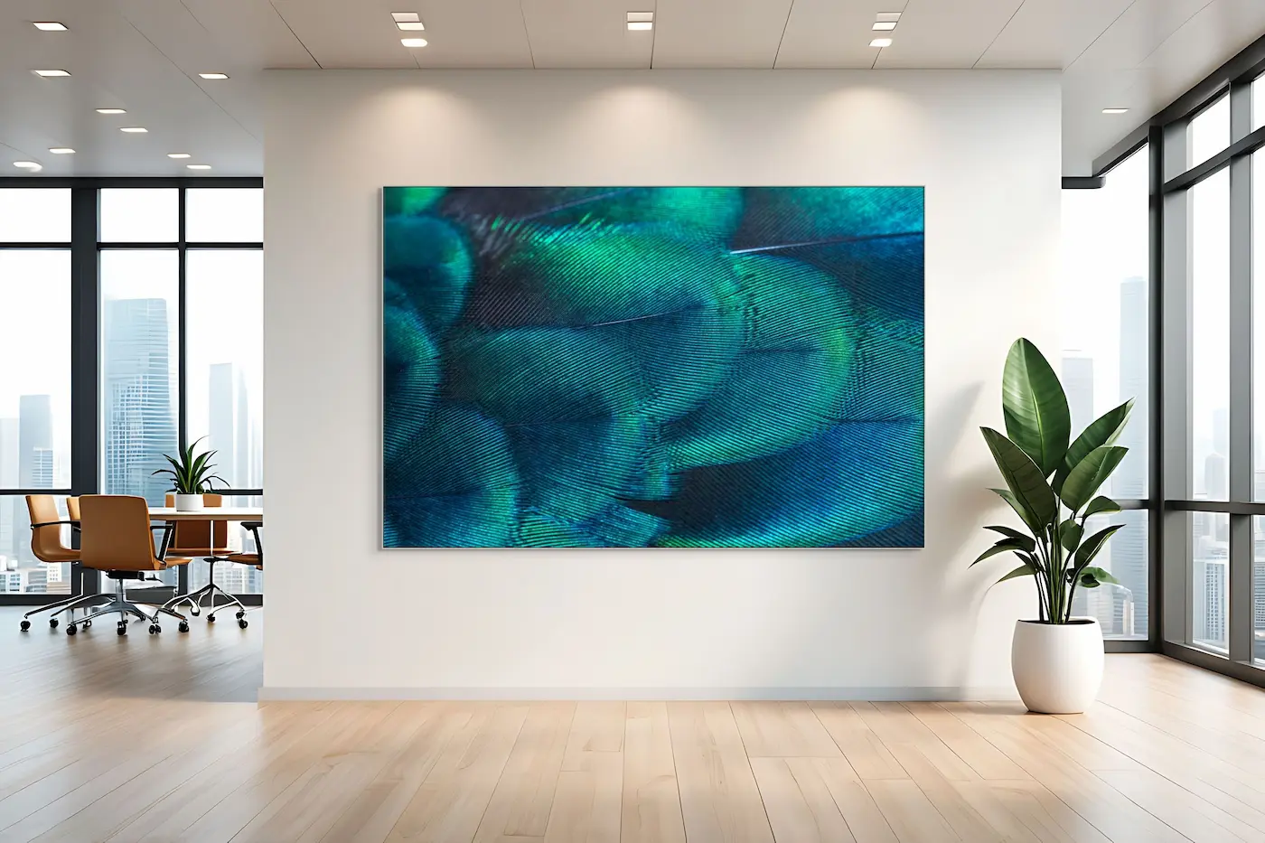 Akustikbild "Pfauenfeder"-