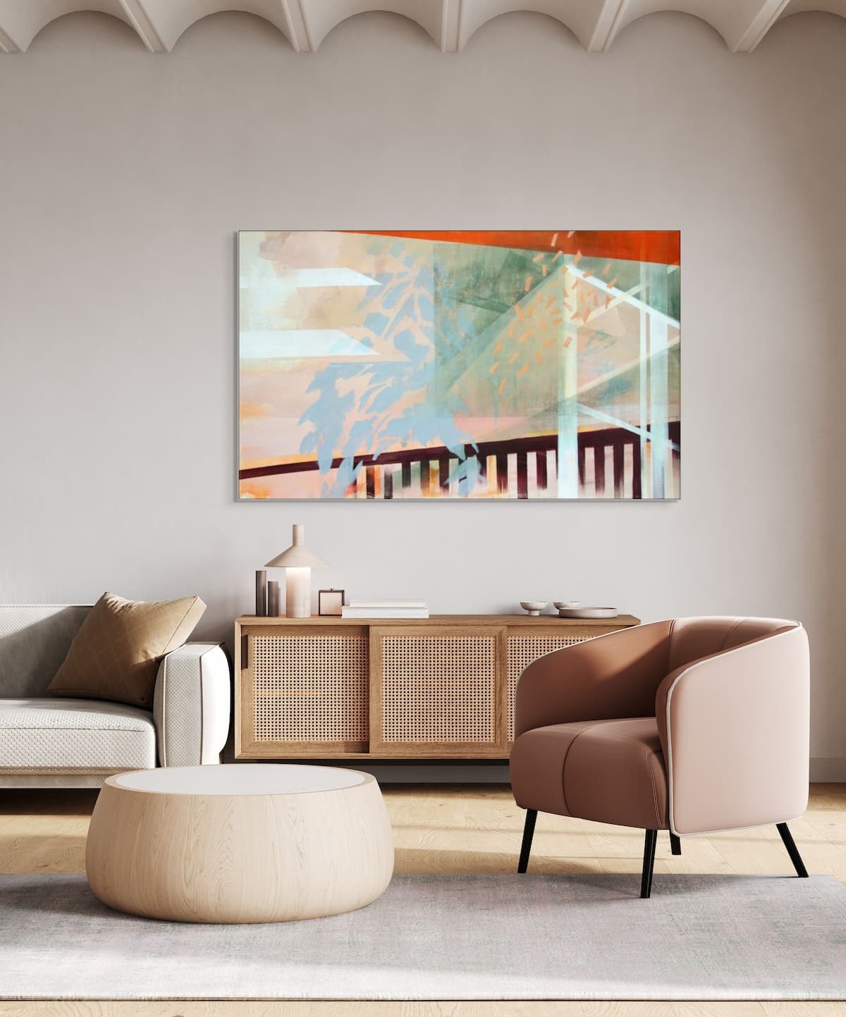 Akustikbild inkl. Motiv "Ausblick"-