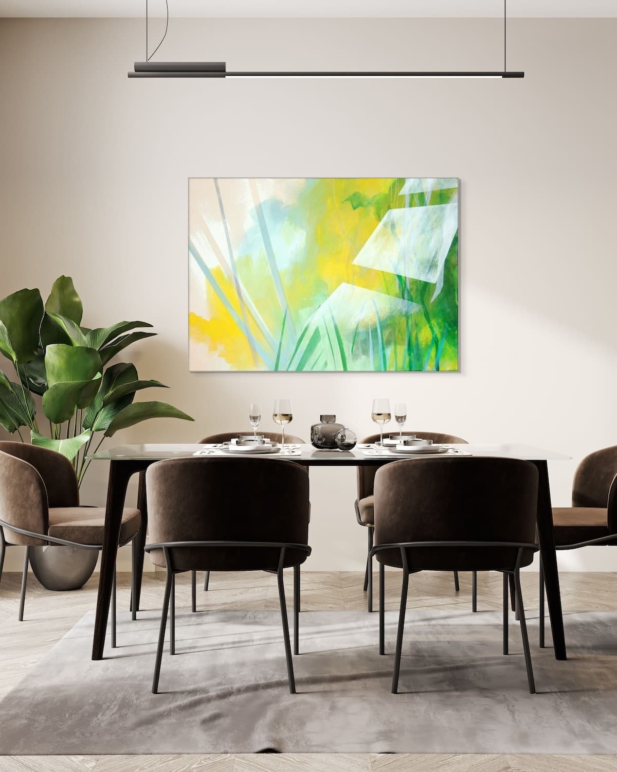 Akustikbild inkl. Motiv "Landung"-