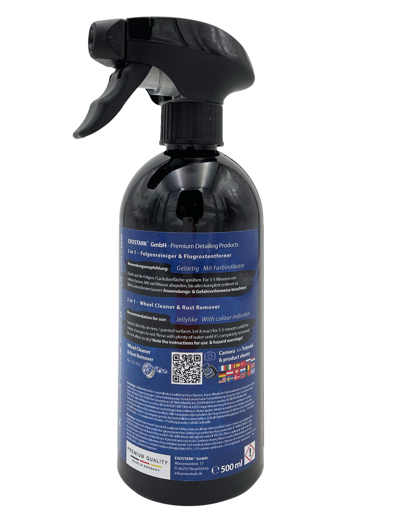 Exostark 2 in 1 Felgenreiniger & Flugrostentferner - 500ml Sprühflasche