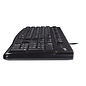 Logitech Desktop MK120 toetsenbord USB QWERTY US International Zwart