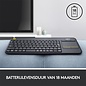 Logitech K400 Plus toetsenbord RF Draadloos QWERTY Nederlands Zwart