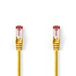 Nedis CCGP85221YE30 netwerkkabel Geel 3 m Cat6 SF/UTP (S-FTP)