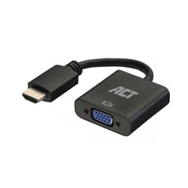 ACT AC7535 video kabel adapter 0,23 m HDMI Type A (Standaard) VGA (D-Sub) Zwart