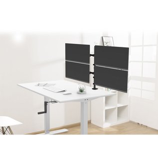 ACT AC8304 flat panel bureau steun 81,3 cm (32") Klem/doorvoer Zwart