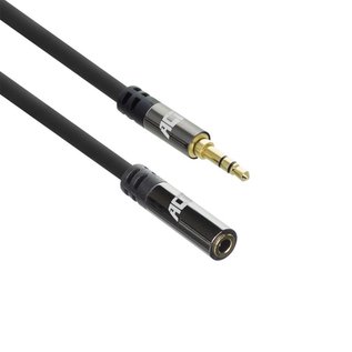 ACT AC3615 audio kabel 2 m 3.5mm Zwart