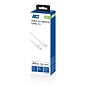 ACT AC3014 Lightning-kabel 1 m Wit