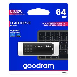 Goodram Storage  Flashdrive 64GB USB3.0 Black