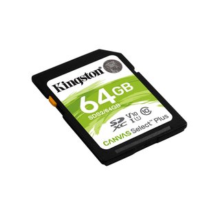 Kingston Technology Canvas Select Plus 64 GB SDXC UHS-I Klasse 10