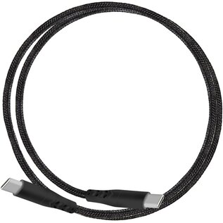 Mobiparts USB-C to USB-C Braided Cable 2A 1m Black (Bulk)