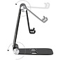 Mobiparts Phone Stand Holder Metal maat M - Zwart