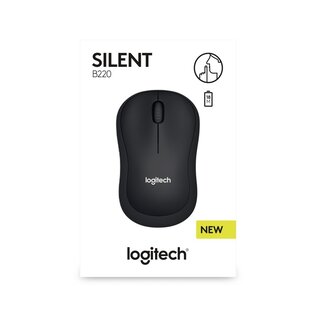 Logitech B220 Silent muis Ambidextrous RF Draadloos Optisch 1000 DPI