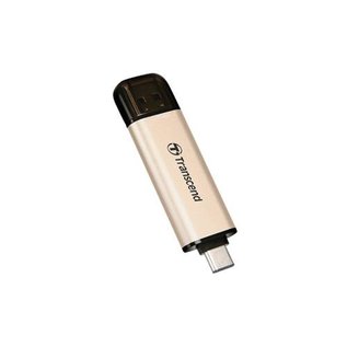 Transcend JetFlash 930C USB flash drive 128 GB USB Type-A / USB Type-C 3.2 Gen 1 (3.1 Gen 1) Goud