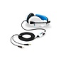 Sharkoon RUSH ER3 Headset Bedraad Hoofdband Gamen Zwart, Blauw, Wit