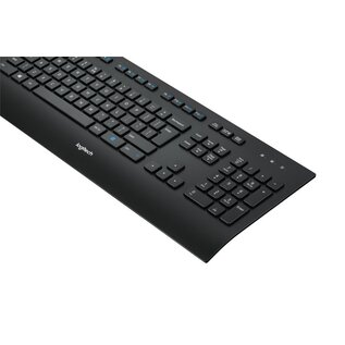 Logitech K280e toetsenbord USB QWERTY US International Zwart