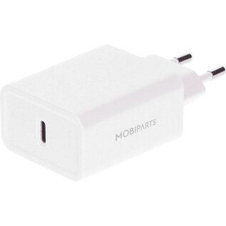 Mobiparts Wall Charger USB-C 30W White (with PD)