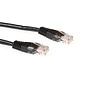 ACT Zwarte 3 meter UTP CAT5E patchkabel met RJ45 connectoren