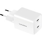 Mobiparts GaN Wall Charger Dual USB-C 35W Wit