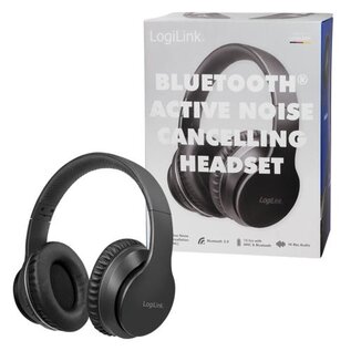 Logilink LogiLink BT0053 hoofdtelefoon/headset Draadloos Hoofdband Muziek Bluetooth Zwart