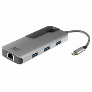 ACT AC7042 USB-C naar HDMI multiport adapter met ethernet en USB hub