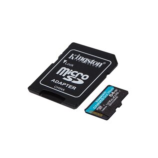 Kingston Technology Canvas Go! Plus flashgeheugen 64 GB MicroSD UHS-I Klasse 10