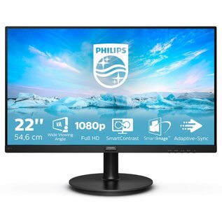 Philips V Line 221V8A/00 LED display 54,6 cm (21.5") 1920 x 1080 Pixels Full HD Zwart