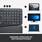 Logitech Ergo K860 toetsenbord RF-draadloos + Bluetooth US International Zwart