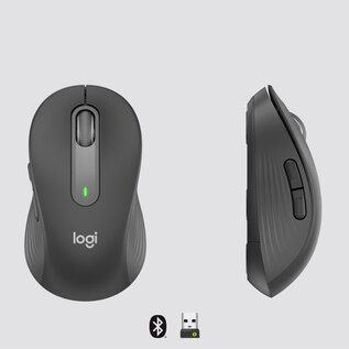 Logitech Signature M650 muis Rechtshandig RF-draadloos + Bluetooth Optisch 2000 DPI OPEN BOX (refurbished)